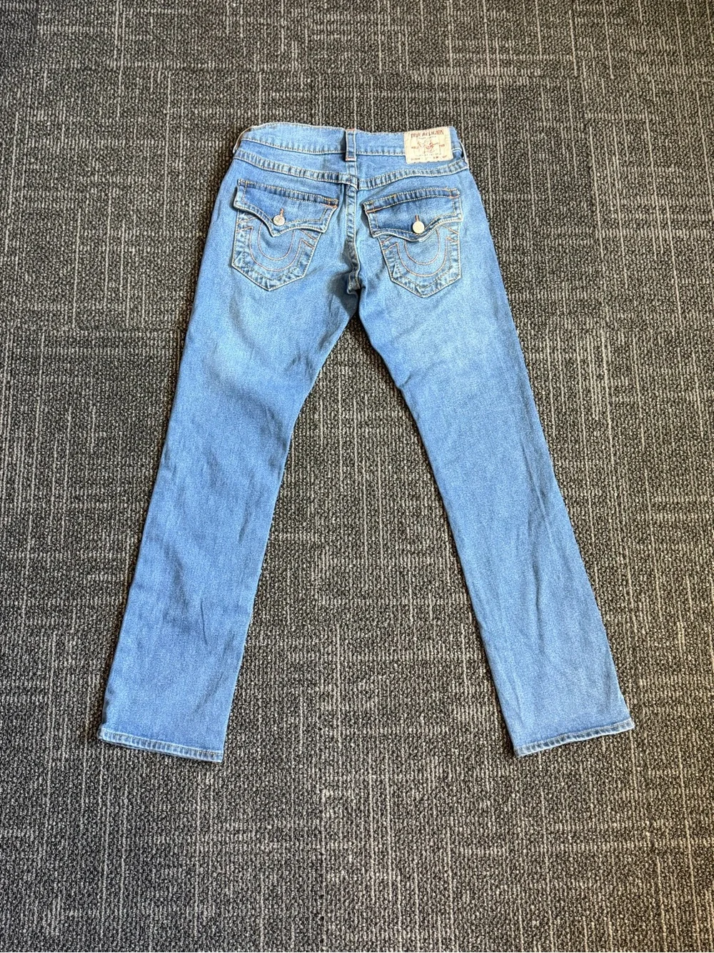 Authentic Y2K True Religion Jeans Light Wash Bootcut Size 28